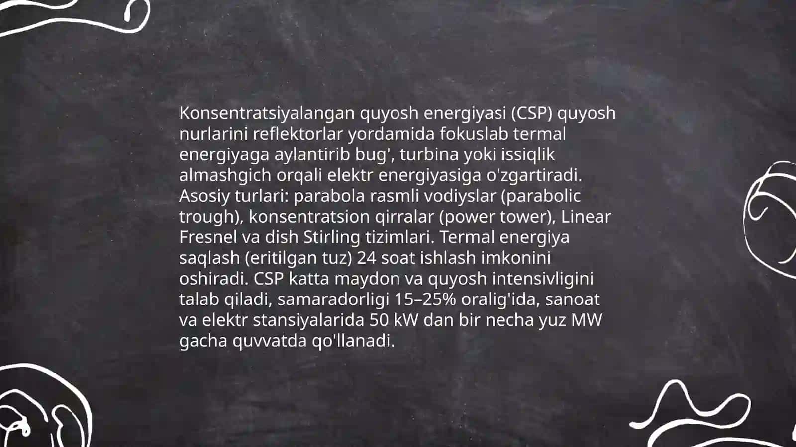 Quyosh (fotovoltaik) elektr manbalari 4