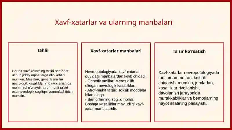 Nevropatolog shifokorlarning kasbidagi xavf xatarlari 4