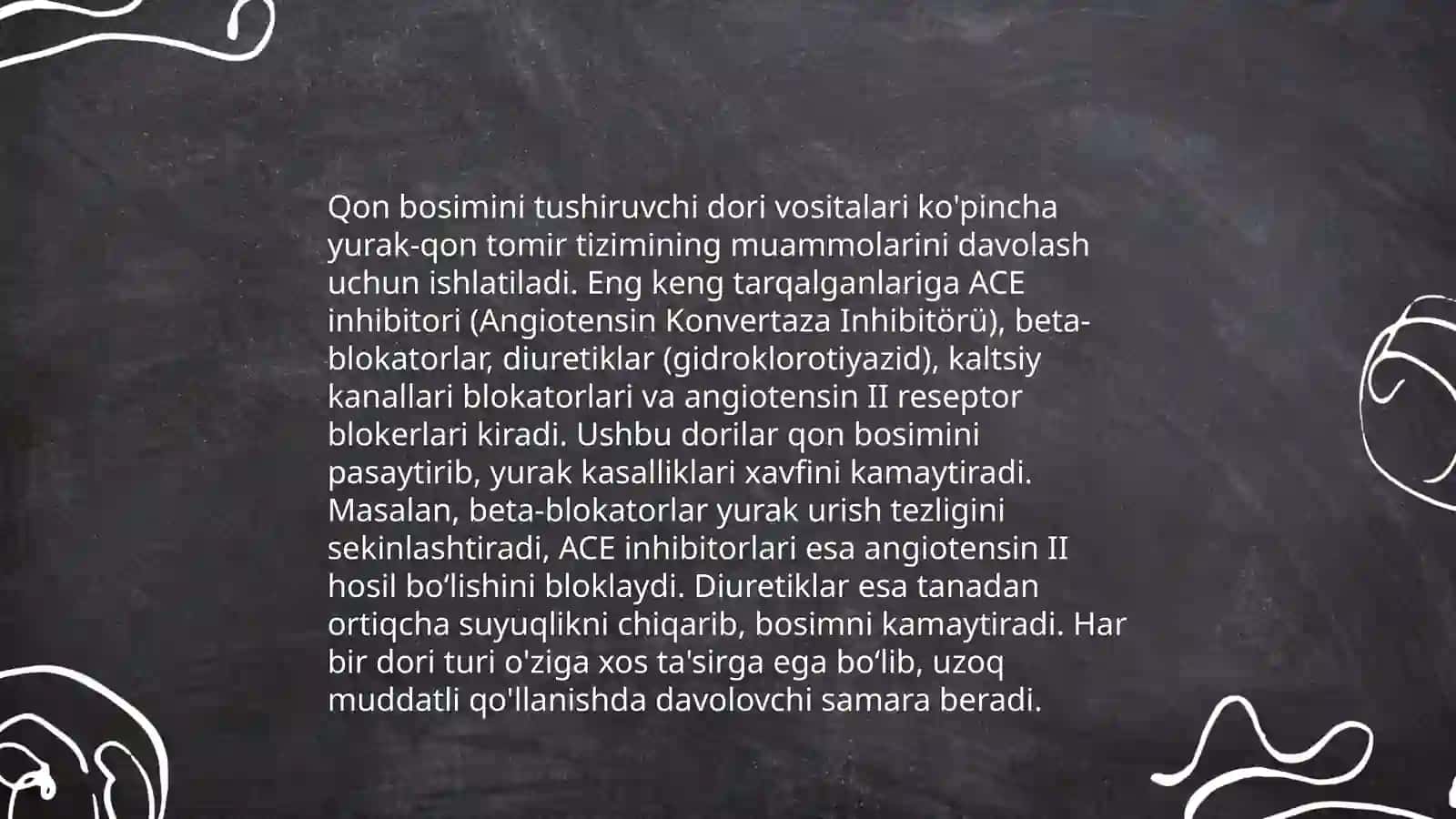 Geriatriya amaliyotida qoʻllaniladigan dorilar haqida umumiy maʼlumlar 4