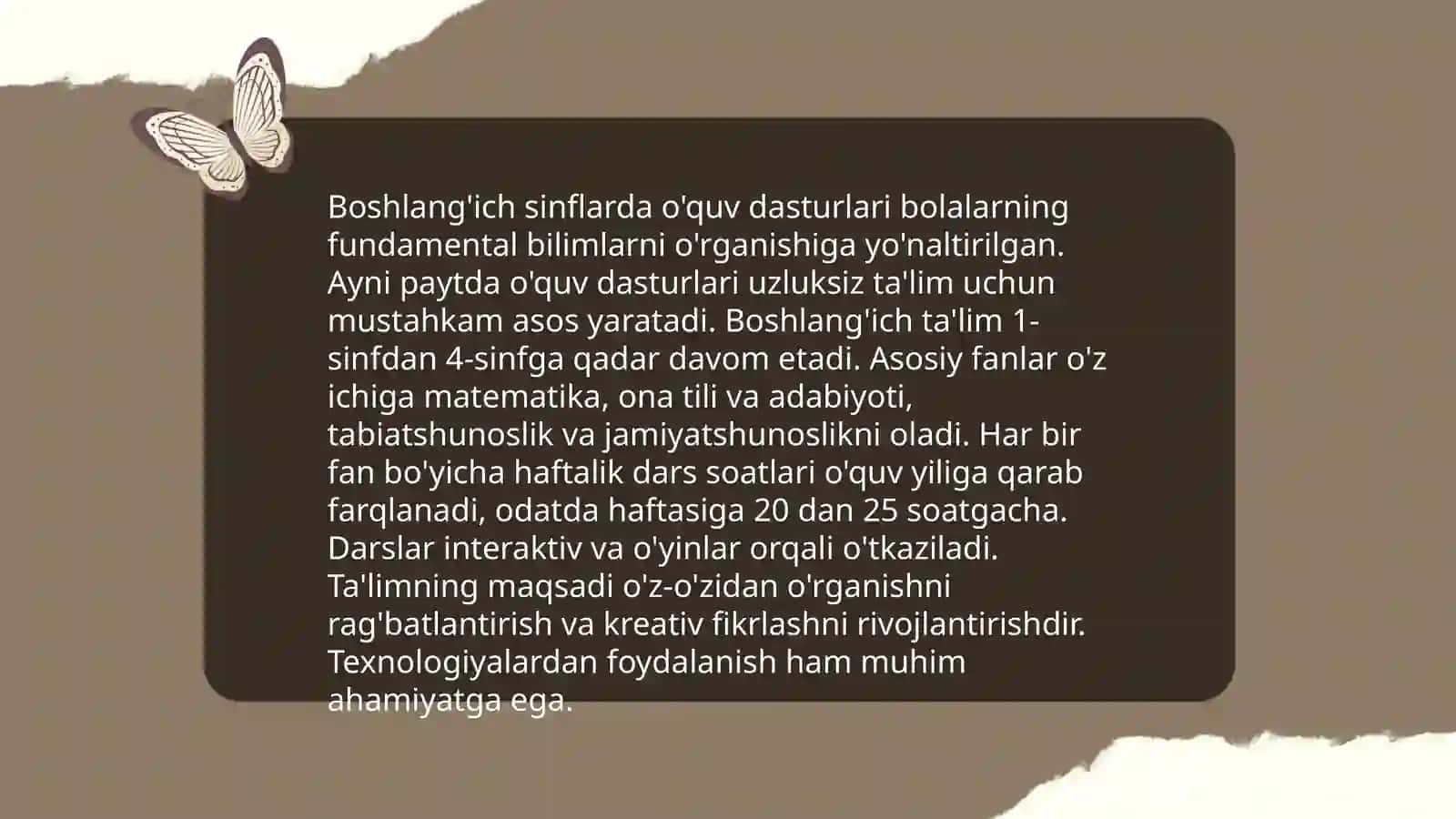 Boshlang'ich ta'limning maqsadlari 4