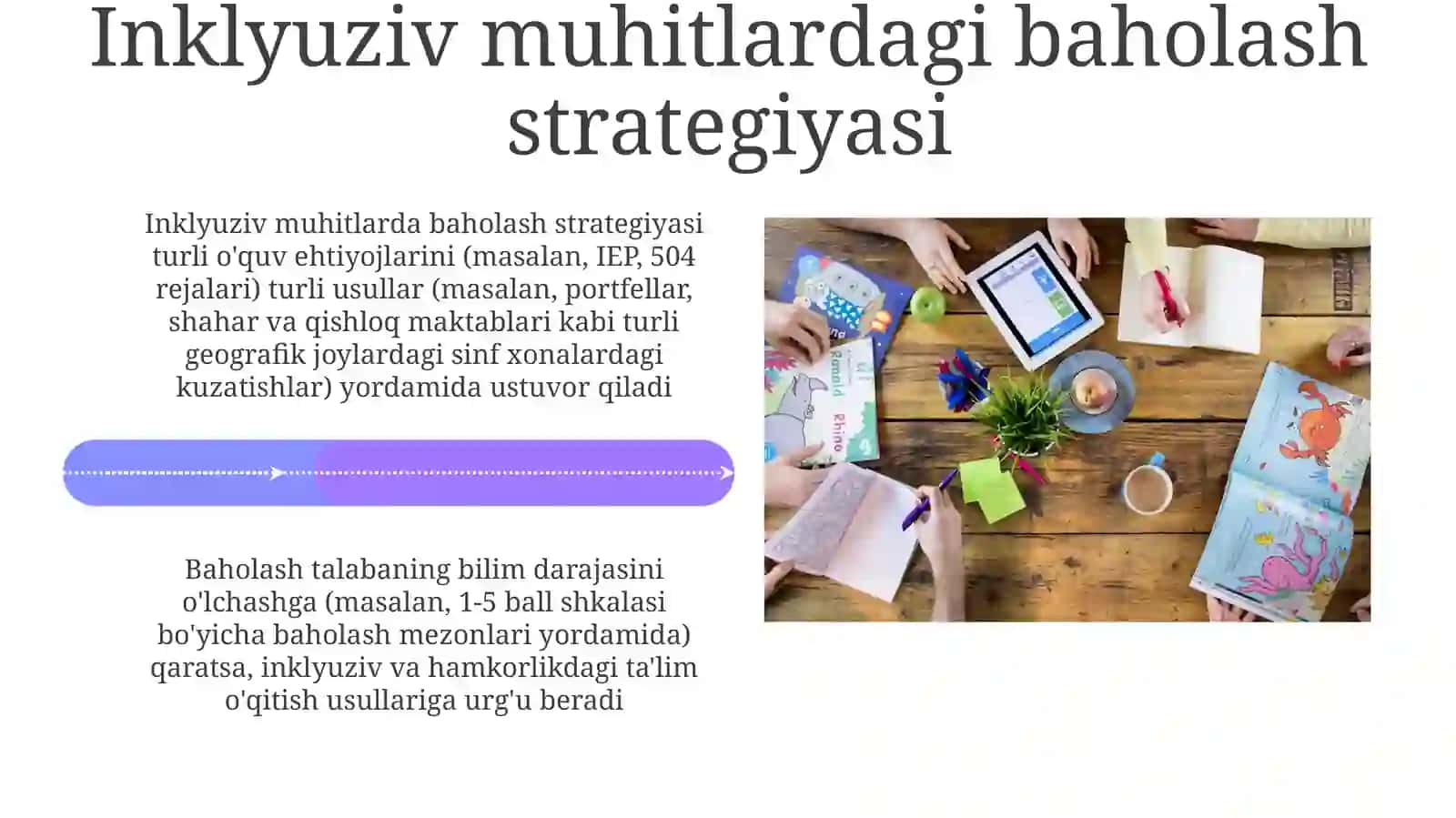 Inkulyuzivvabirgalikdaoʼqitishularningasosiyfarqlarinifarqlash 4