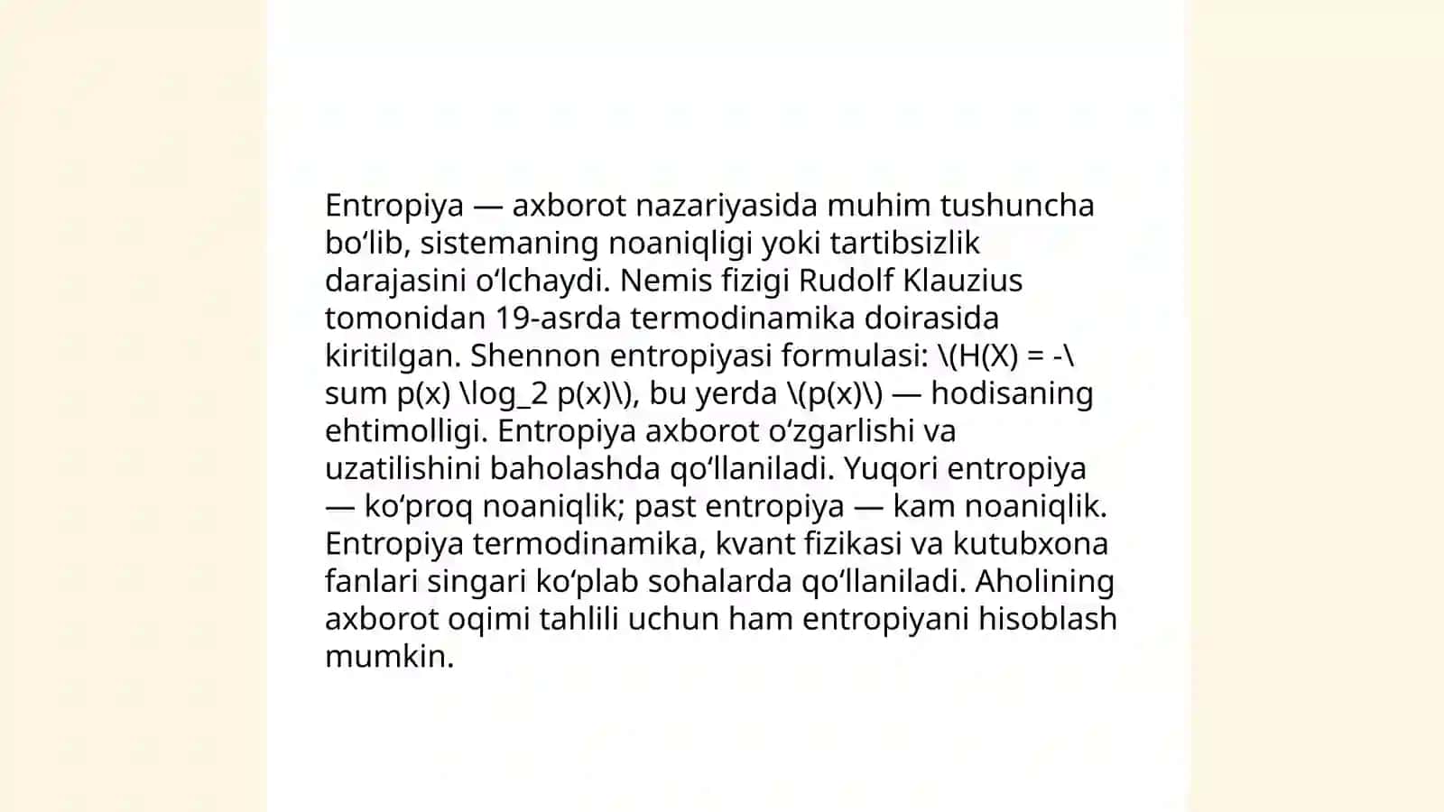 Termodinamikaning 2 qonuni 4