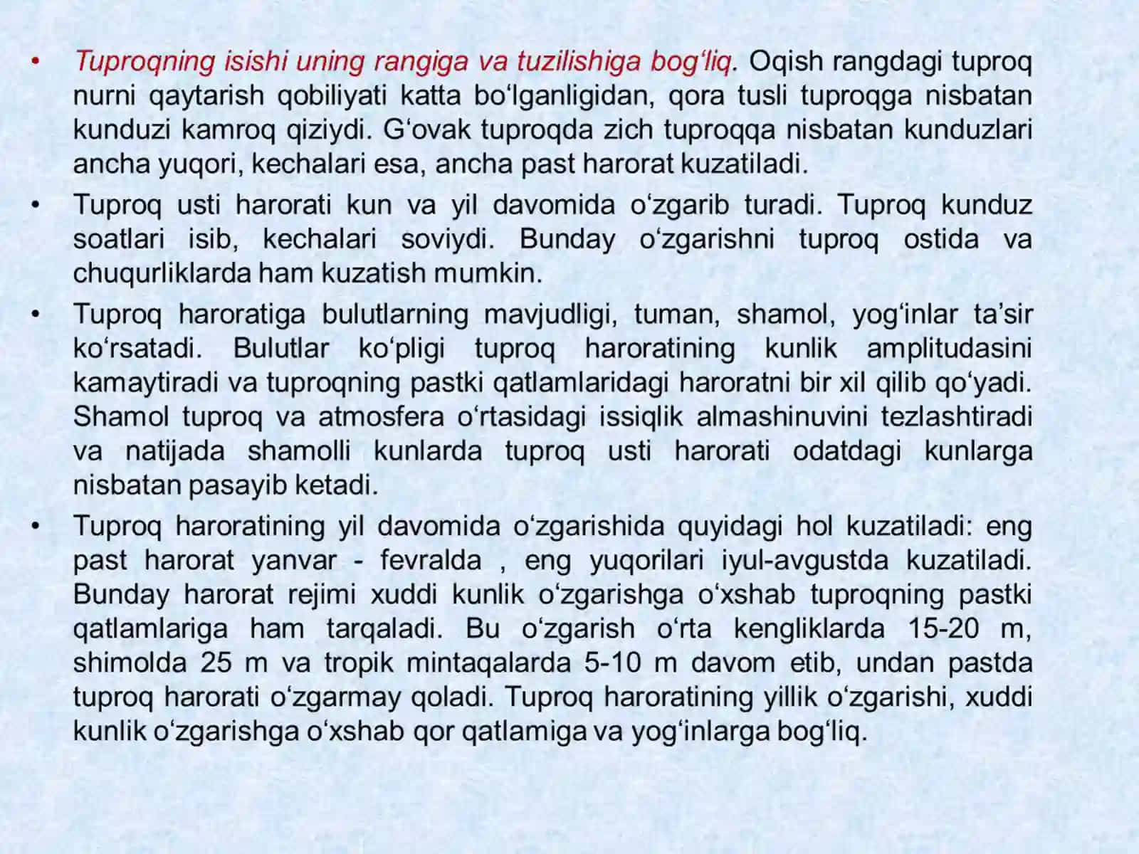 IQLIMSHUNOSLIK VAGIDROLOGIYA fani 4
