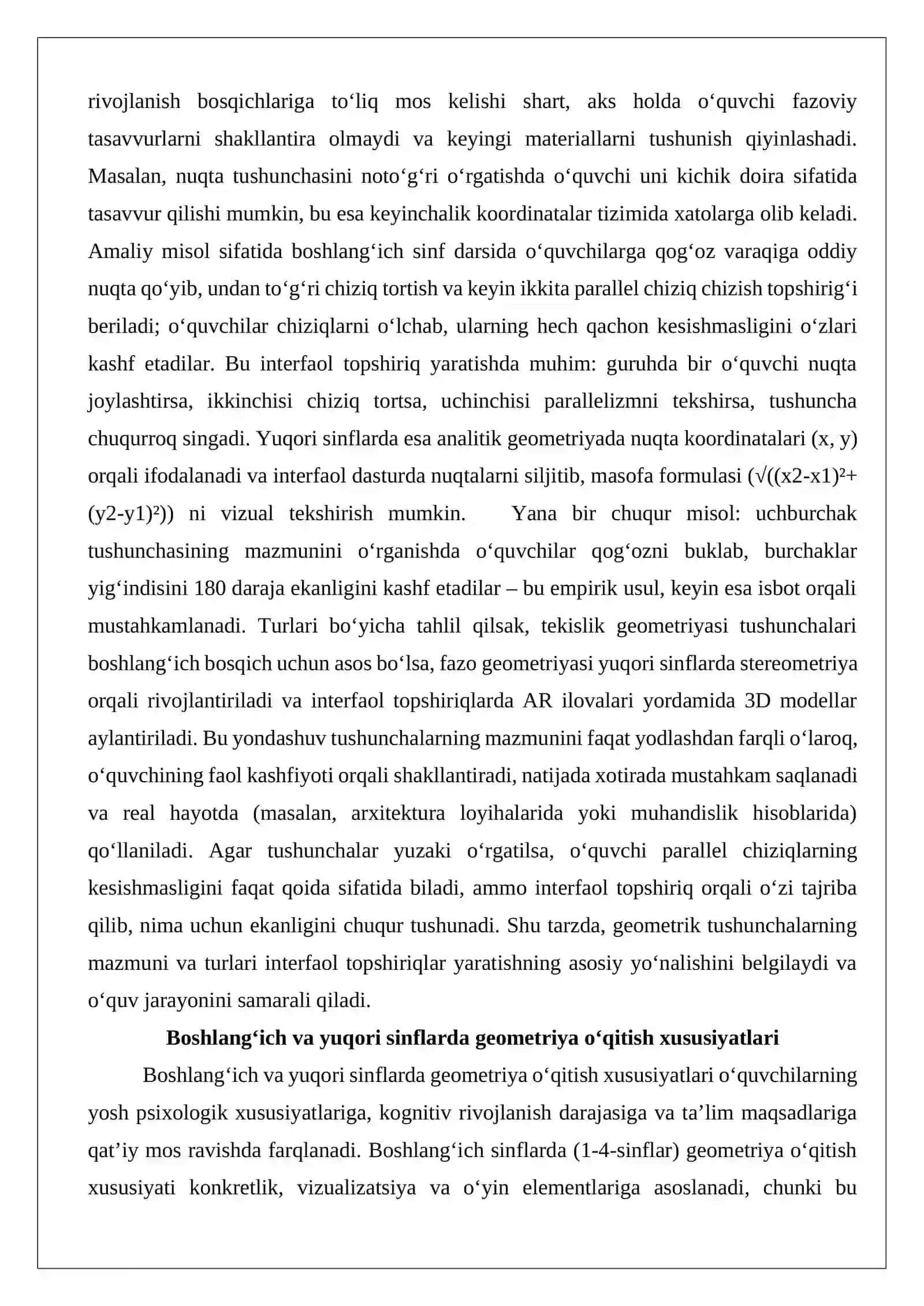 Geometrik materiallarni o‘rgatishda interfaol topshiriqlarni yaratish 4