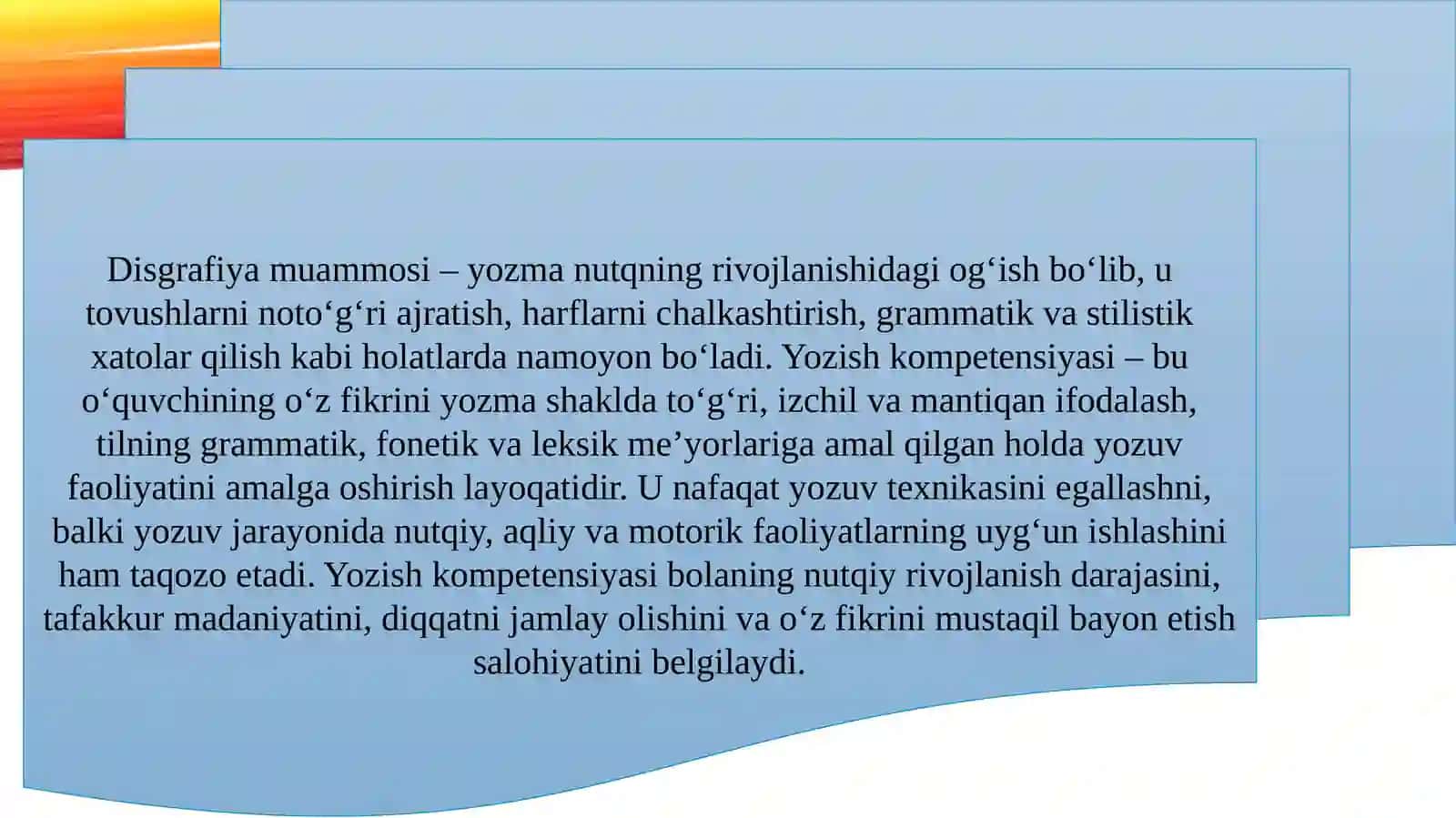 Logopediya fanidan tayyorlagan taqdimoti 4