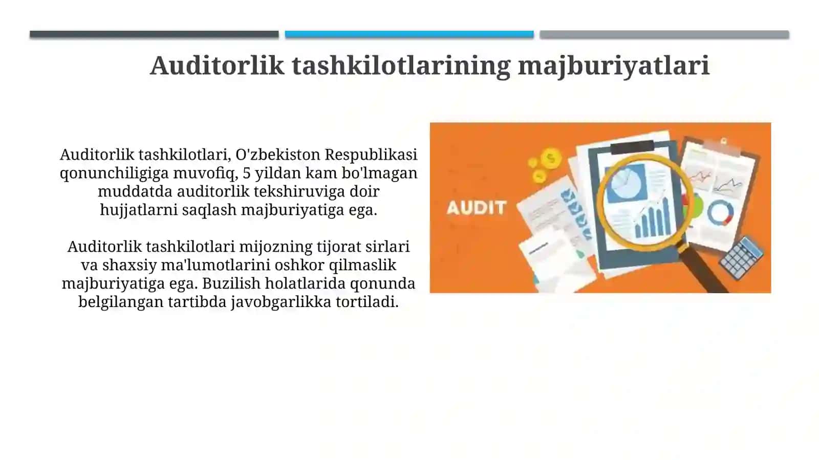 Auditorlik tashkilotlarining huquqlari 4