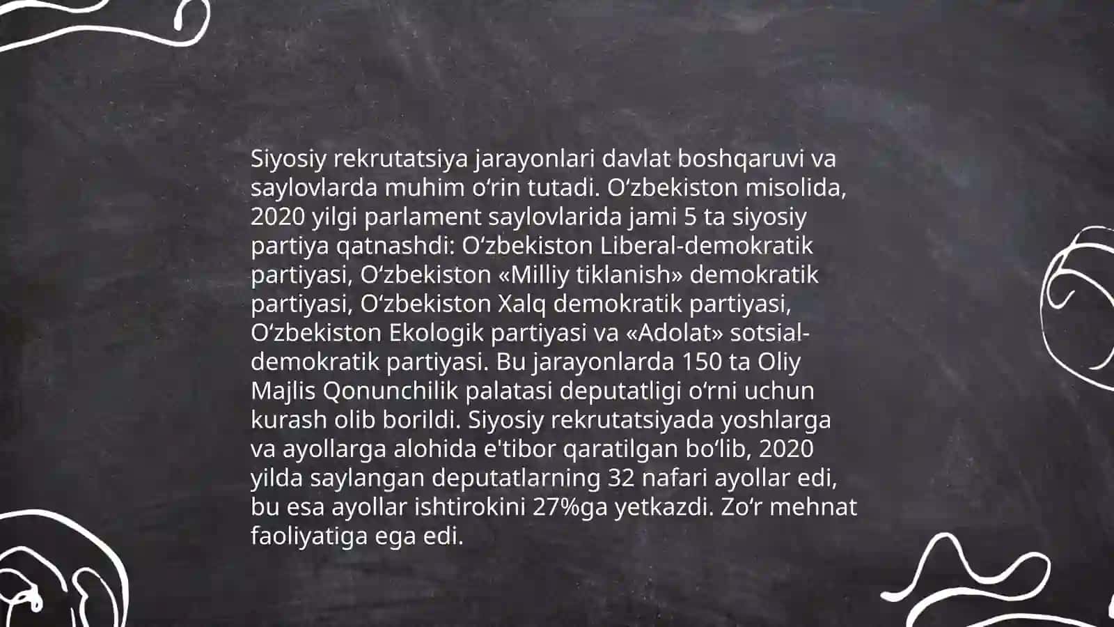 Siyosiy elitalar rekrutatsiyasining asosiy kanallari 4