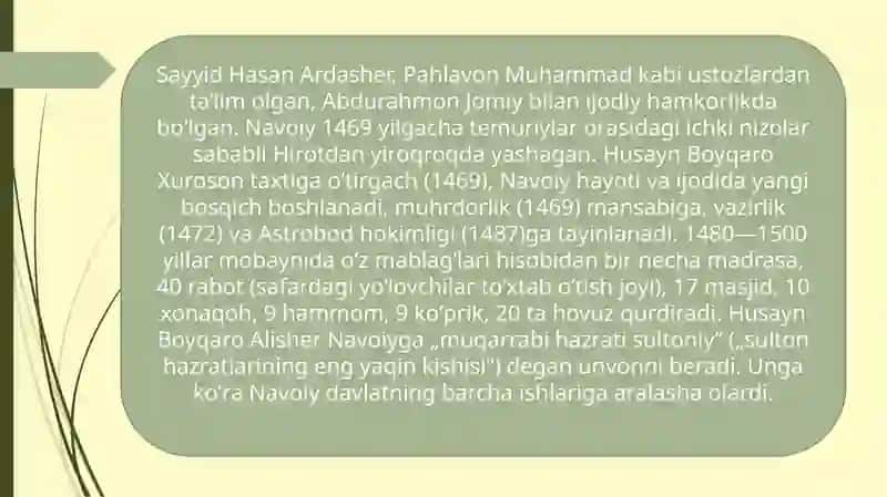 ALISHER NAVOIY 4