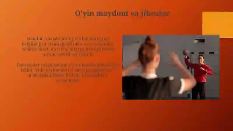 Gandbol oʻyini qoidalari tasnifi 4