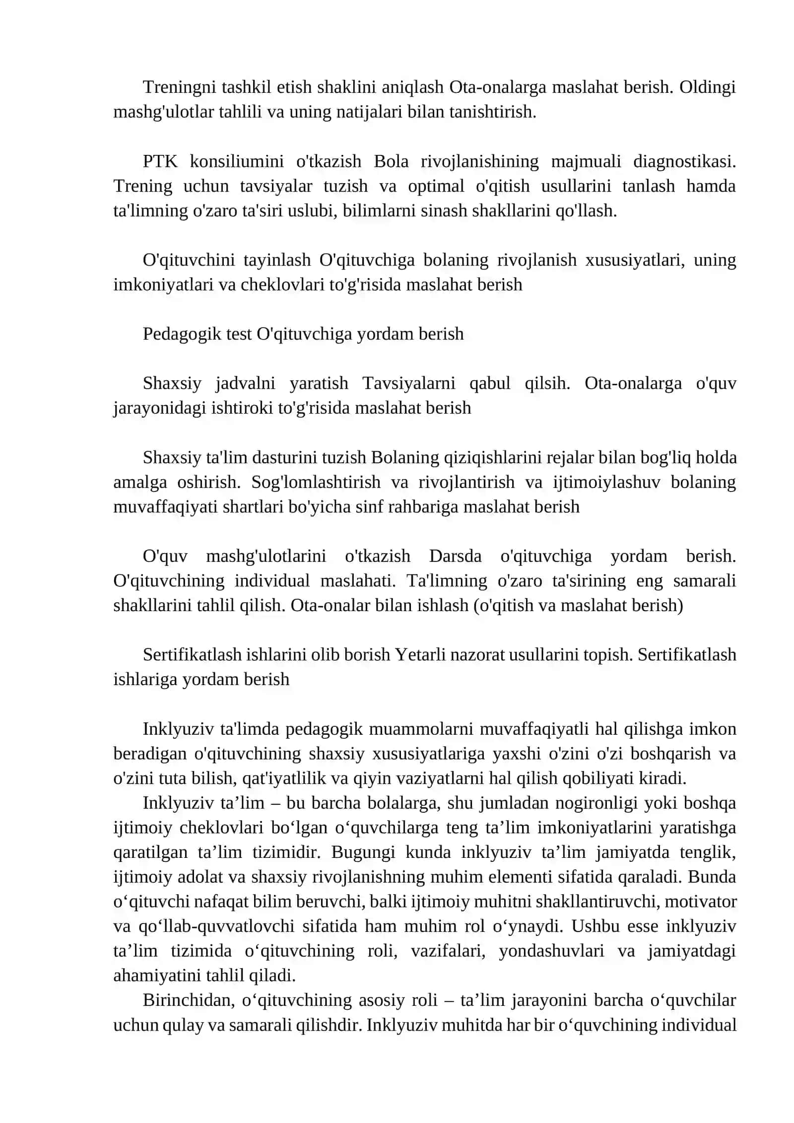 Inklyuziv taʼlim tizimida o'qituvchining roli 4