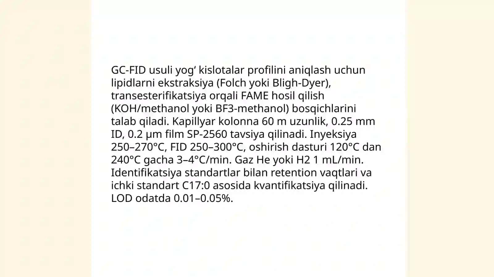 Yog‘larning kimyoviy tarkibi 4