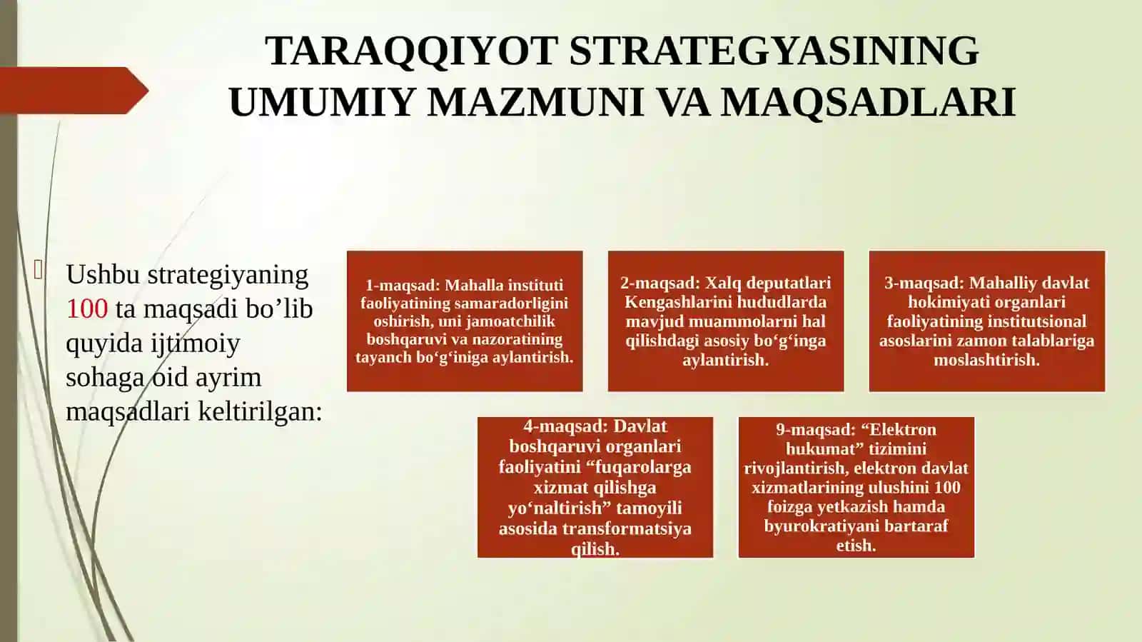 2022-2026 – yillarga mo’ljallangan Taraqqiyot strategiyasining ijtimoiy sohaga yo’naltirilgan mazmuni va mohiyati 4