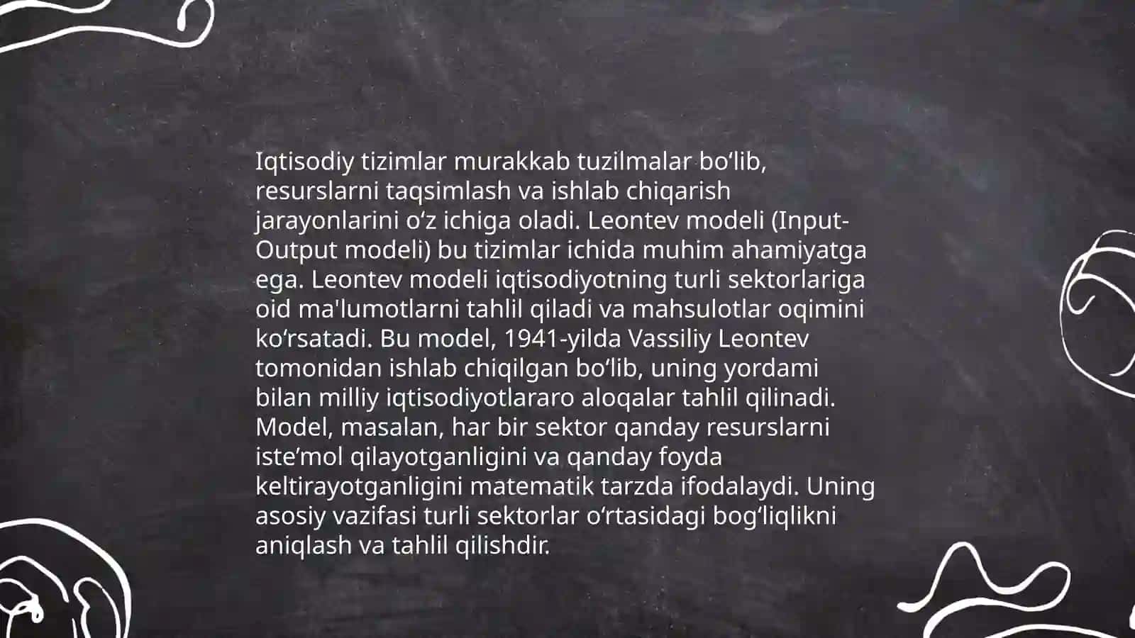 Leontev modeli 4