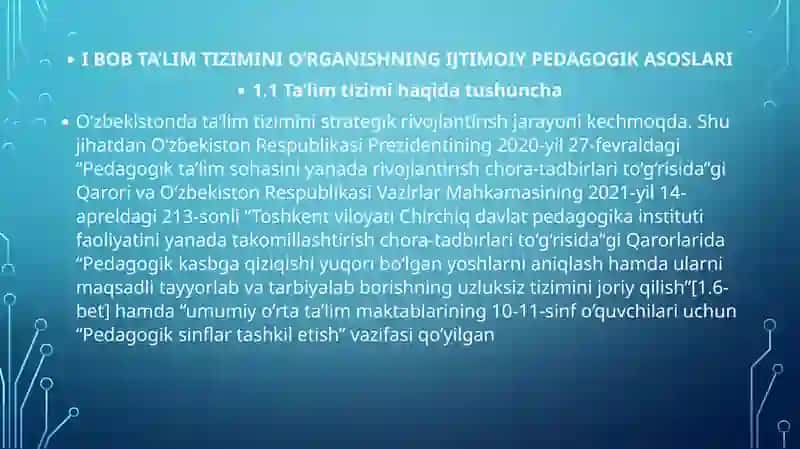 TA’LIM TIZIMINI BOSHQARUVCHI O‘QUV ME’YORIY HUJJATLAR 4