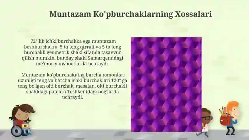 Muntazam ko'pburchaklarning hisoblashi 4