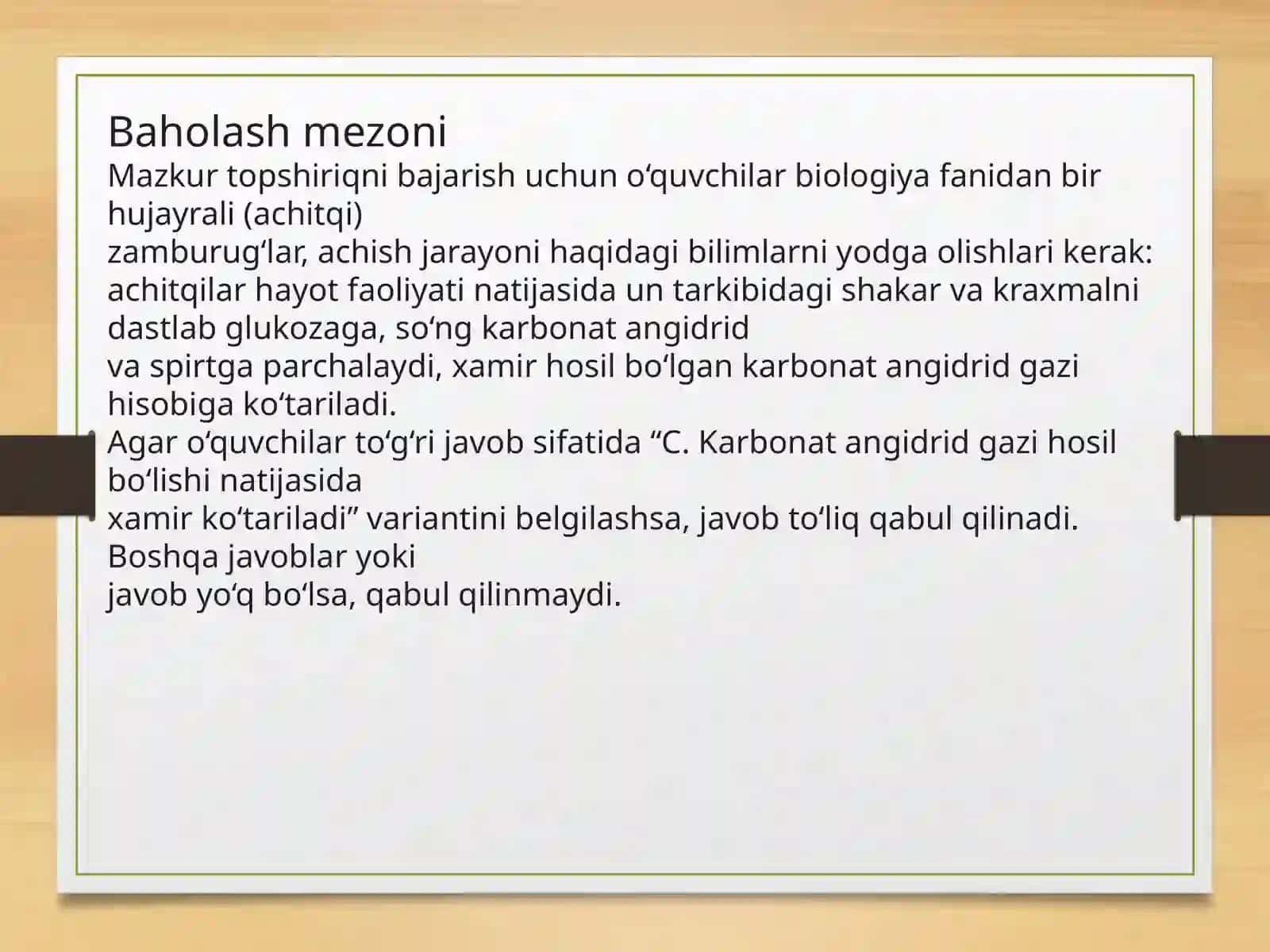 O‘quvchilarda tabiiy ilmiy savodxonlikni rivojlantirish va baholash 4