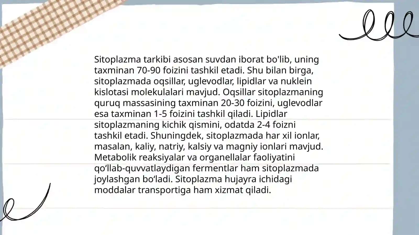 Hujayra sitasikliti struktraviy va funksiyanal tashkel etilishi 4