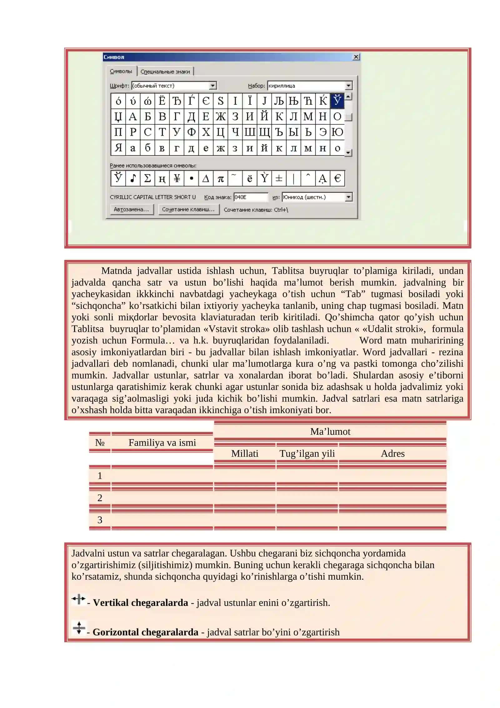 Word Matn Muharriri: Matnni Tahrirlash va Avtomatlashtirish (2-mavzu) 4