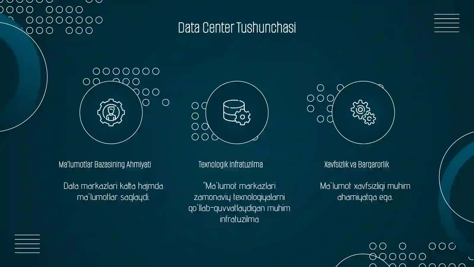 DATA CENTER TASHKENT BAZASI VA DAVLAT TIZIMINI JOYLASHTIRI 4