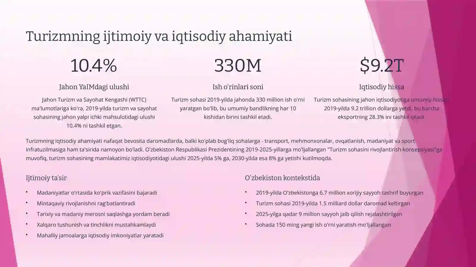 Turizmning nazariy asoslari va rivojlanish bosqichlari 4