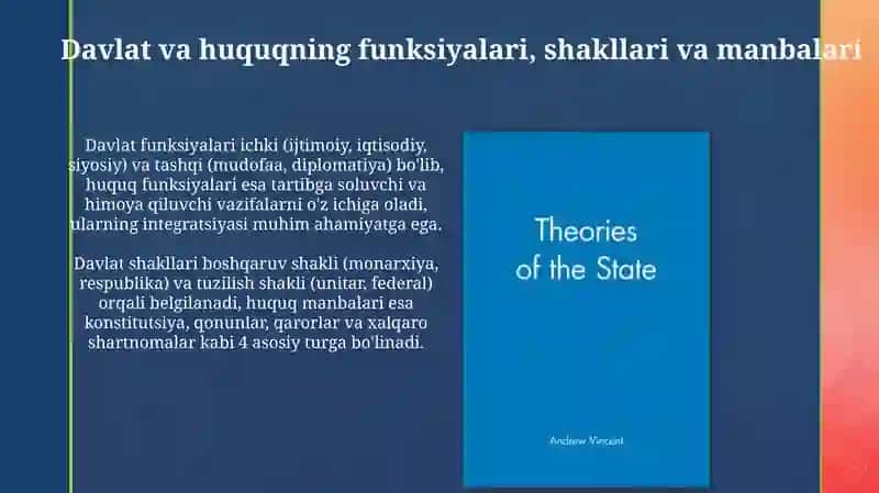 Davlat va huquq nazariyasi 4