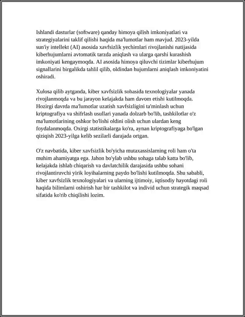 XAVFSIZLIK VA TEXNOLOGIYA TURLARI VA TA’SIR DARAJASINI MINIMALLASHTIRISH USULLARI 4