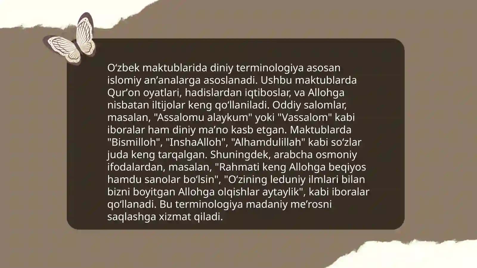 Maktub yozish ma'daniyatining oʻziga xos xususiyatlari 4