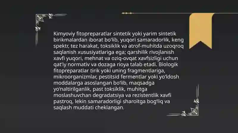 Fitopreparatlar va ularning qollaniwi 4