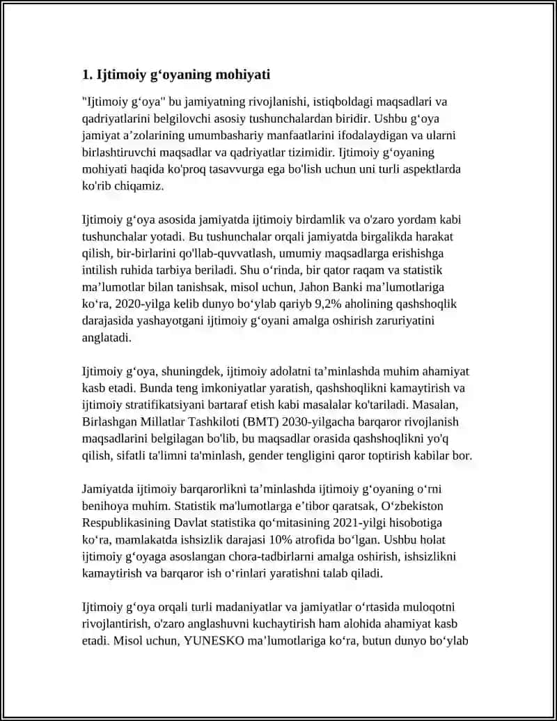 Ijtimoiy gʻoya va badiiy gʻoya oʻrtasidagi umumiylik 4
