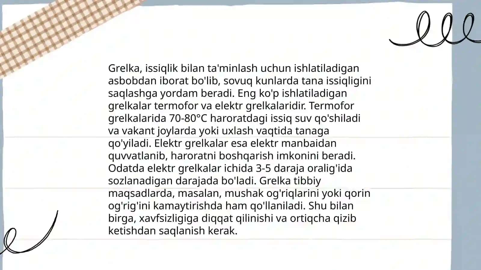 Gorchishnik kompress grelka muzli xaltacha qoʻyish 4