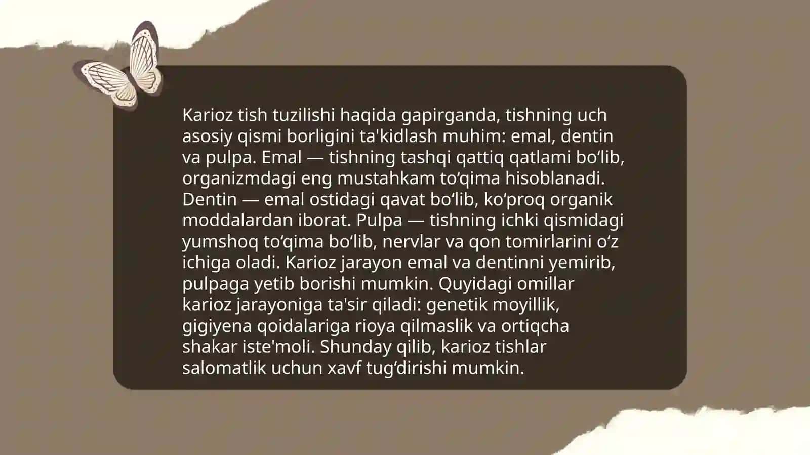 Karioz bo'shliqlarni aniqlash usullari 4