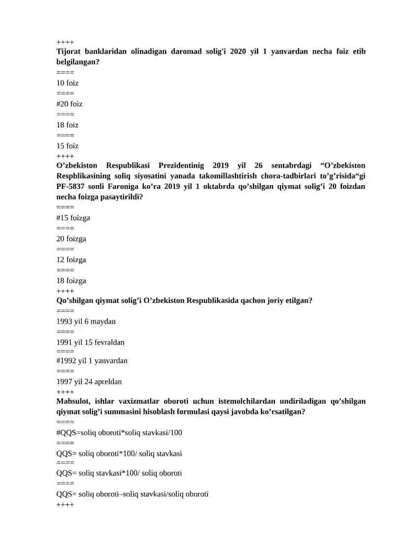 Pattа to’lоvini bоzоrlаrdа kimlar to’laydi? 4