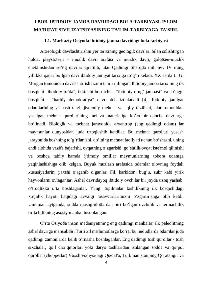 Mutafakkir allomalarimiz me'rosining farzand kamolotida tutgan o'rni 4