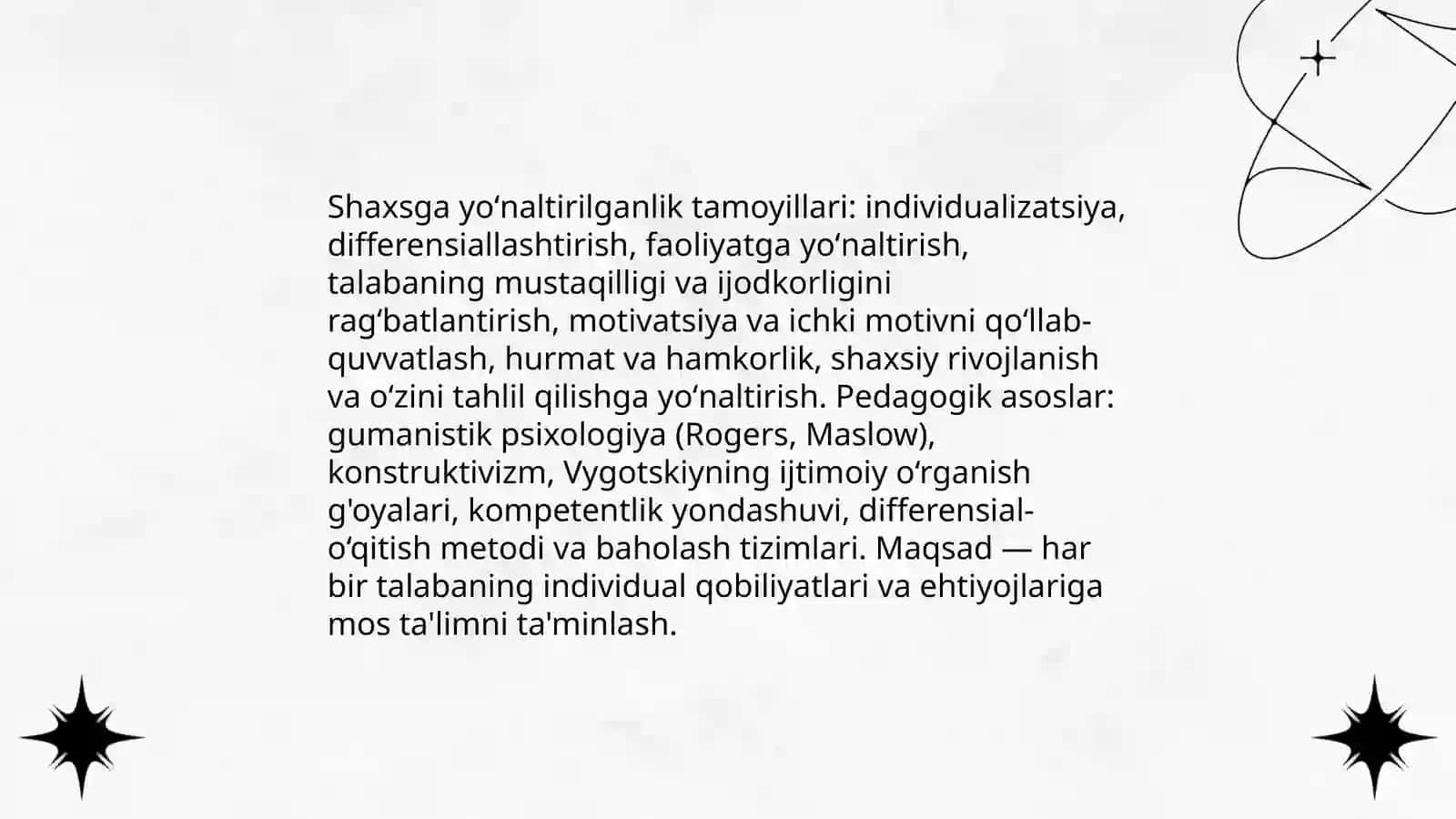 Metodika fanlarni oʻqitish texnologiyasi fanidan 4