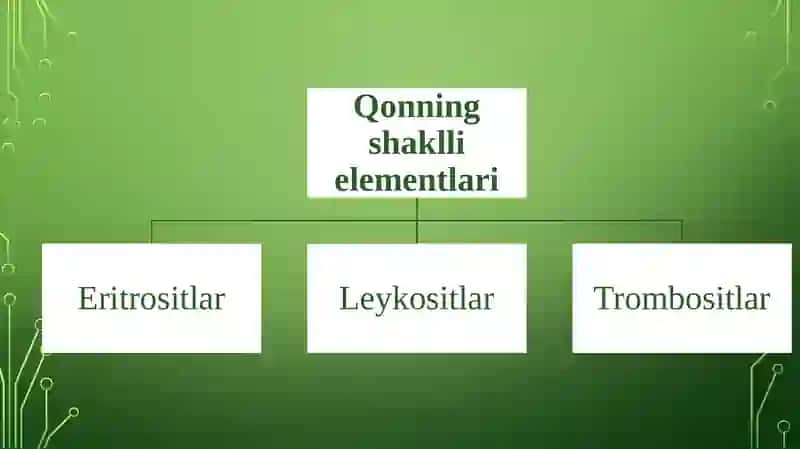 qonning kimyoviy tarkibi 4