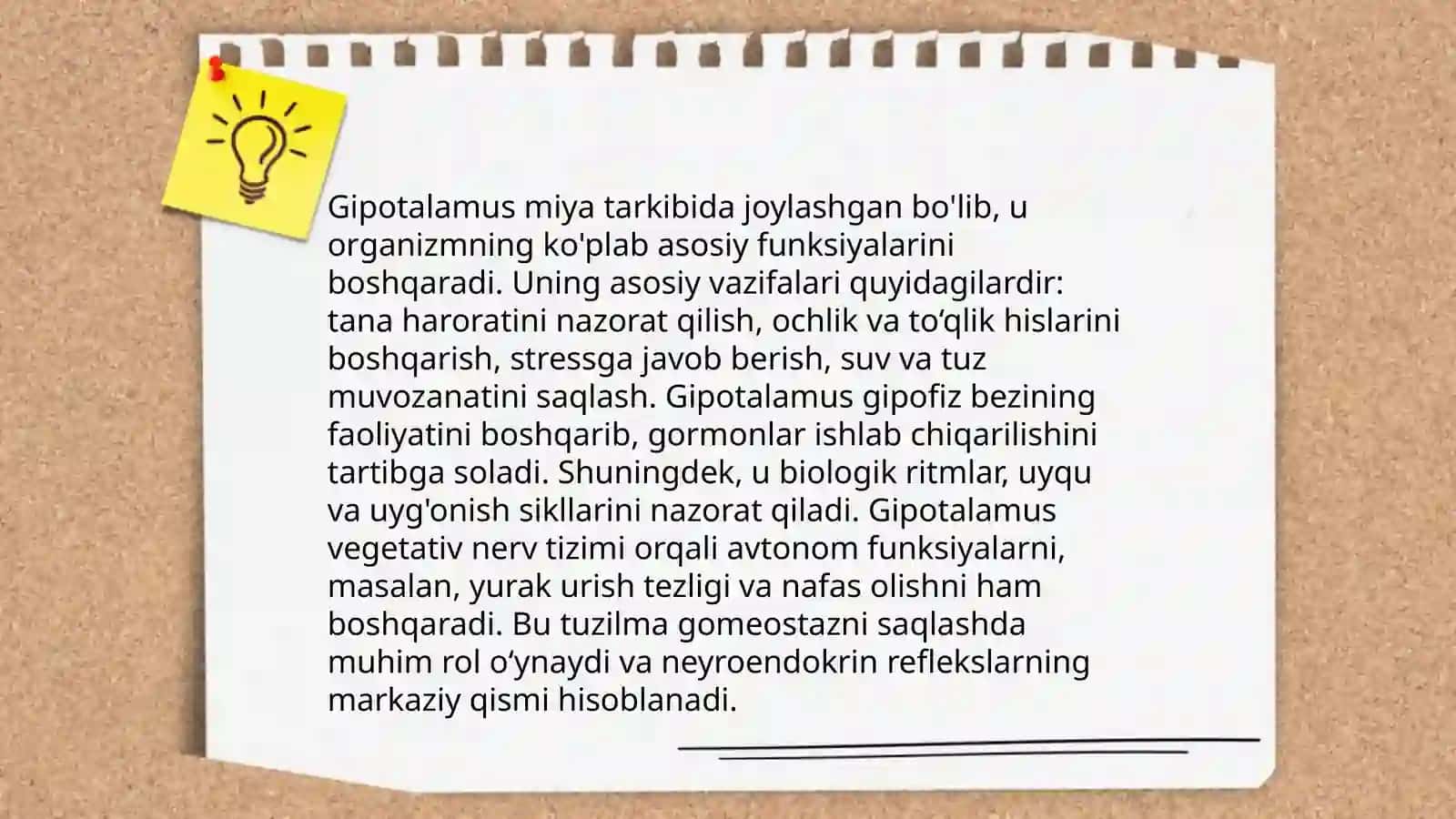 Gipotalamo gipofizar tizim biokimyosi 4