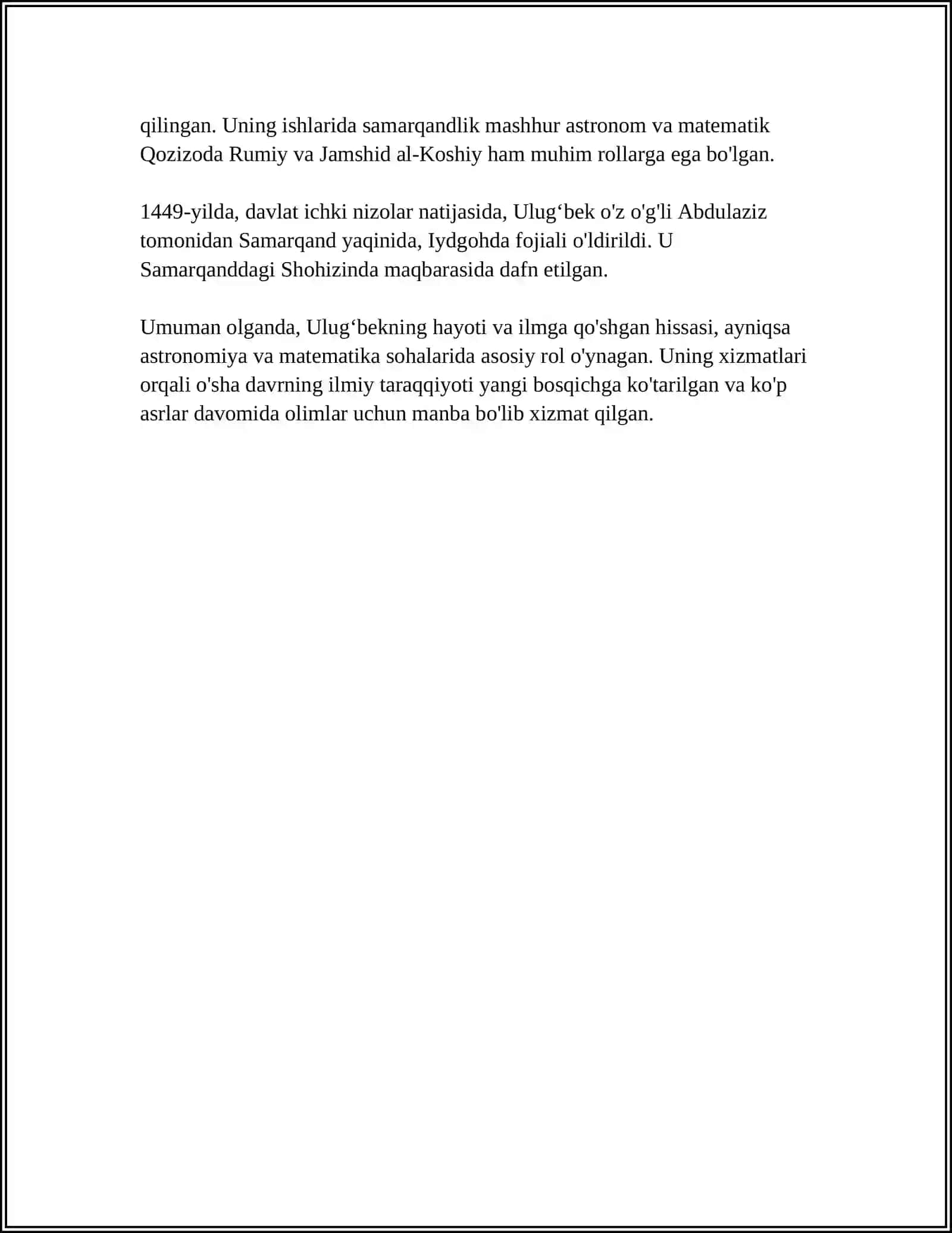 MIRZO ULUGʻBEK DAVLAT ARBOBI VA BUYUK OLIM 4