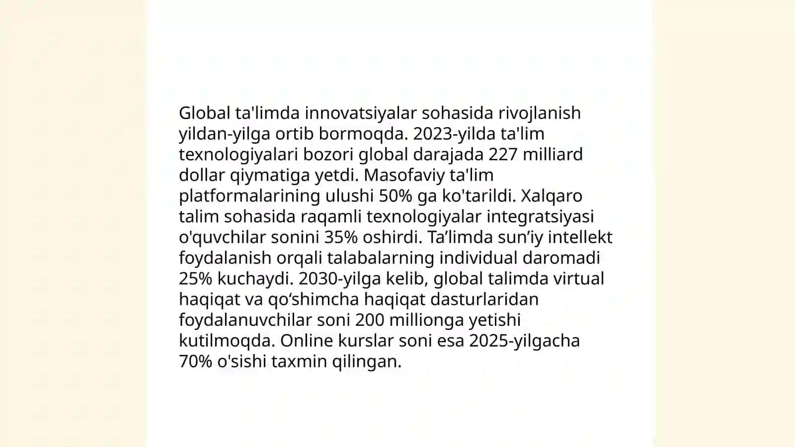 20-21asrlarda Xorijda xalqaro ta'lim makoni 4