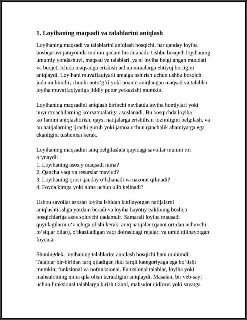 PILAN VA XARETALARNI TUZISH BOSQICHLARI 4