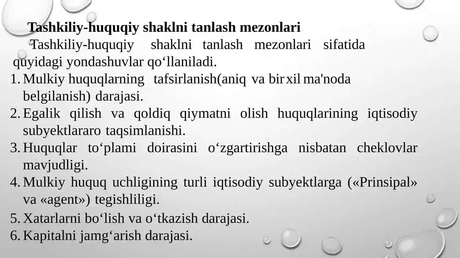 FIRMANING TAʼSHKILLY-HUQUQIY SHAKLINI TAHLIL QILISH 4