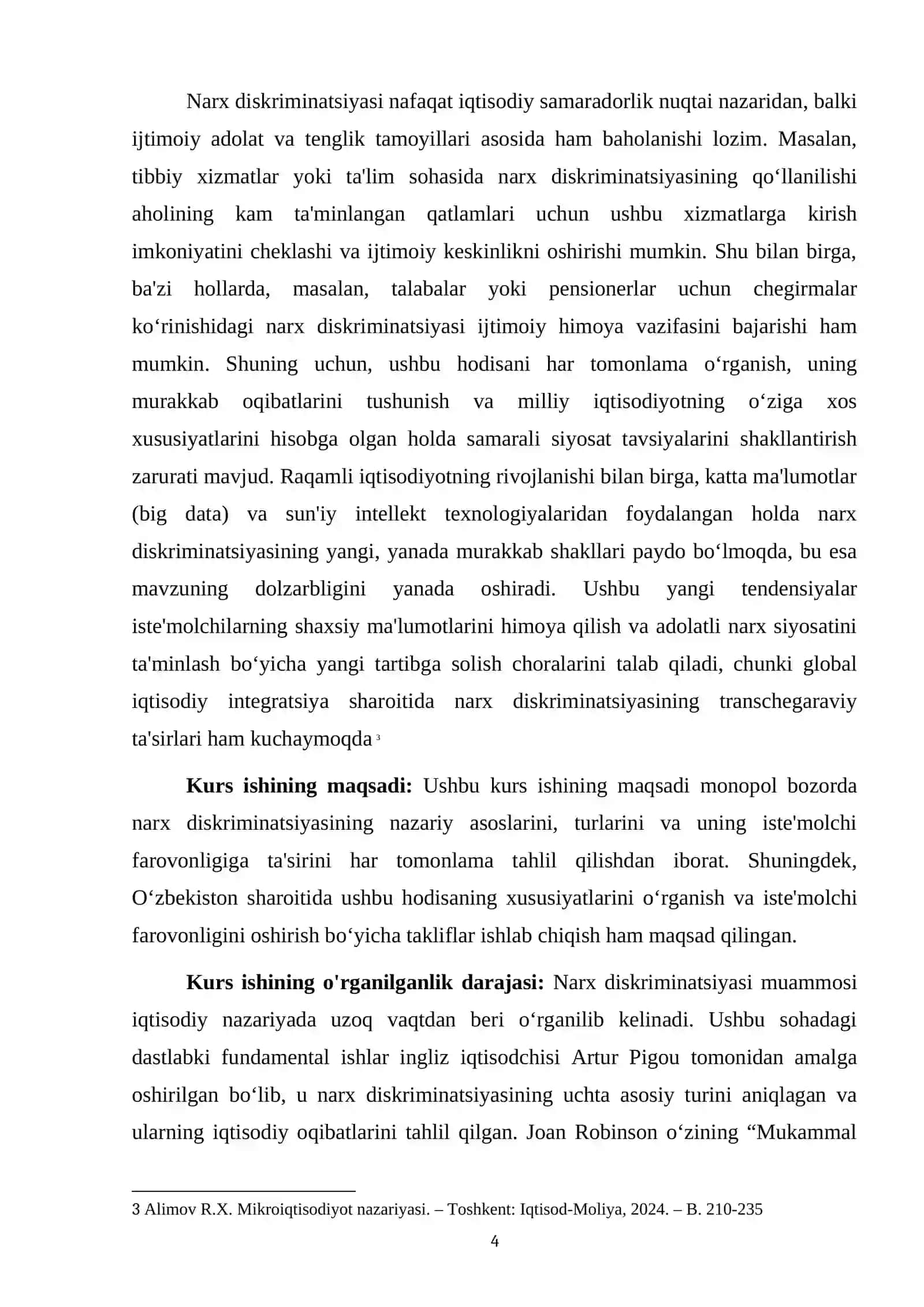 MONOPOL BOZORDA NARX DISKRIMINATSIYASINING ISTE’MOLCHI FAROVONLIGIGA TA’SIRI 4