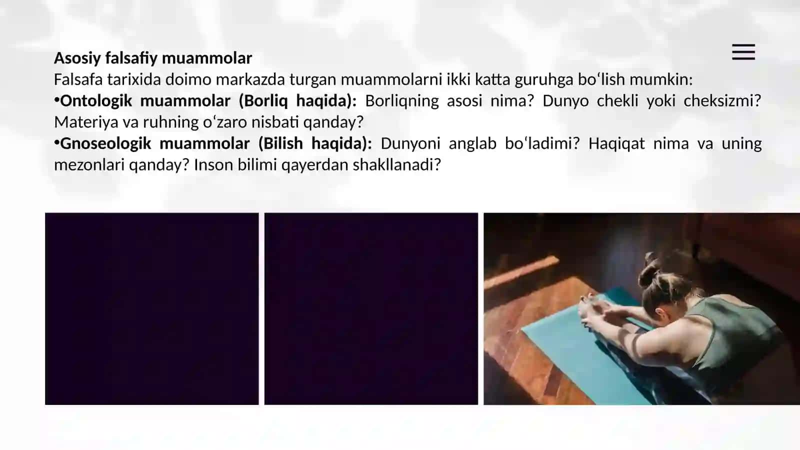 Falsafiymuammolarvafalsafiyoqimlarfalsafaningasosiyfunksiyalari 4