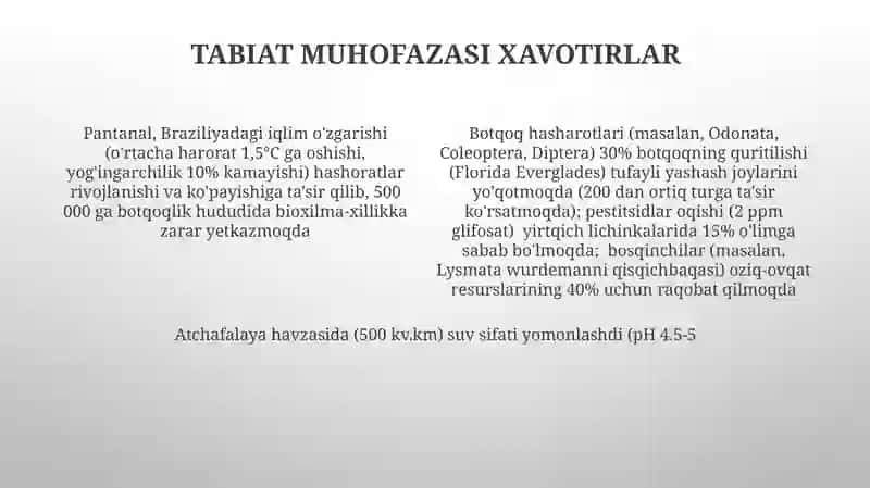 Botqoq Oziq-Ovqat Zanjirlari va Hasharotlarning Roli 4