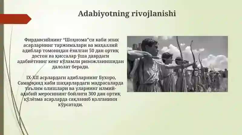 Meʼmorchilikning oʻziga xos xususiyatlari 4
