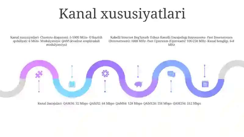 Internet Kabelli Bog'Lanish Uchun Kanalli Darajadagi Bayonnoma 4