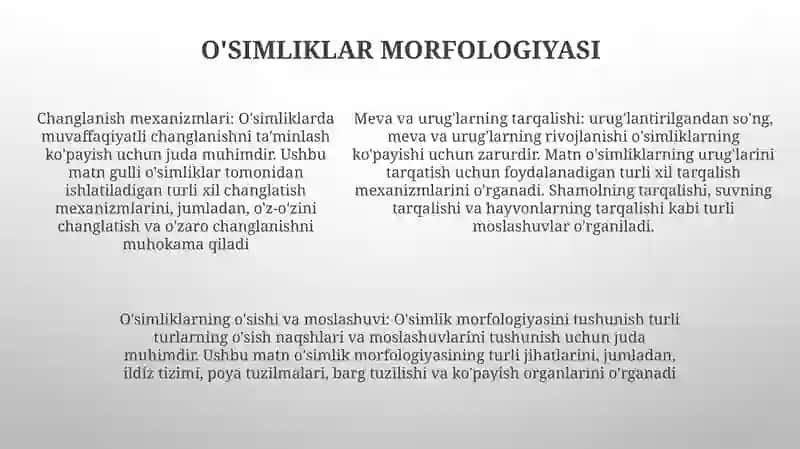 Yovvoyi Holda O'Sadigan Danak Mevali O'Simliklarning Morfo-Biologik Xususiyatlari 4