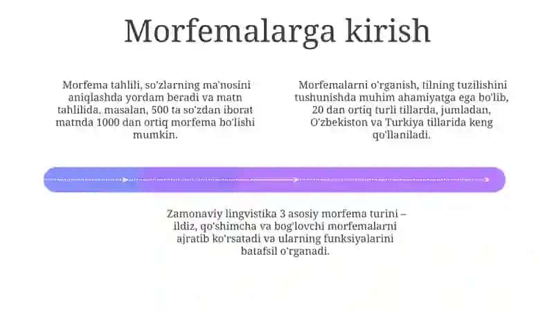 Morfemika va morfema haqida umumiy ma'lumot 4