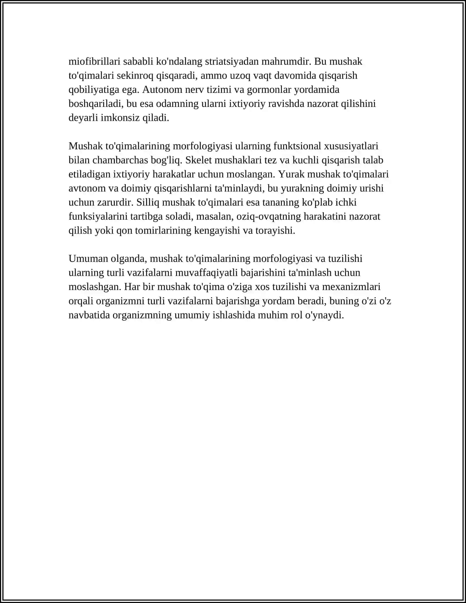 MUSHAK QISQARISH MEXANIZMINING MORFOLOGIK ASOSLARI 4