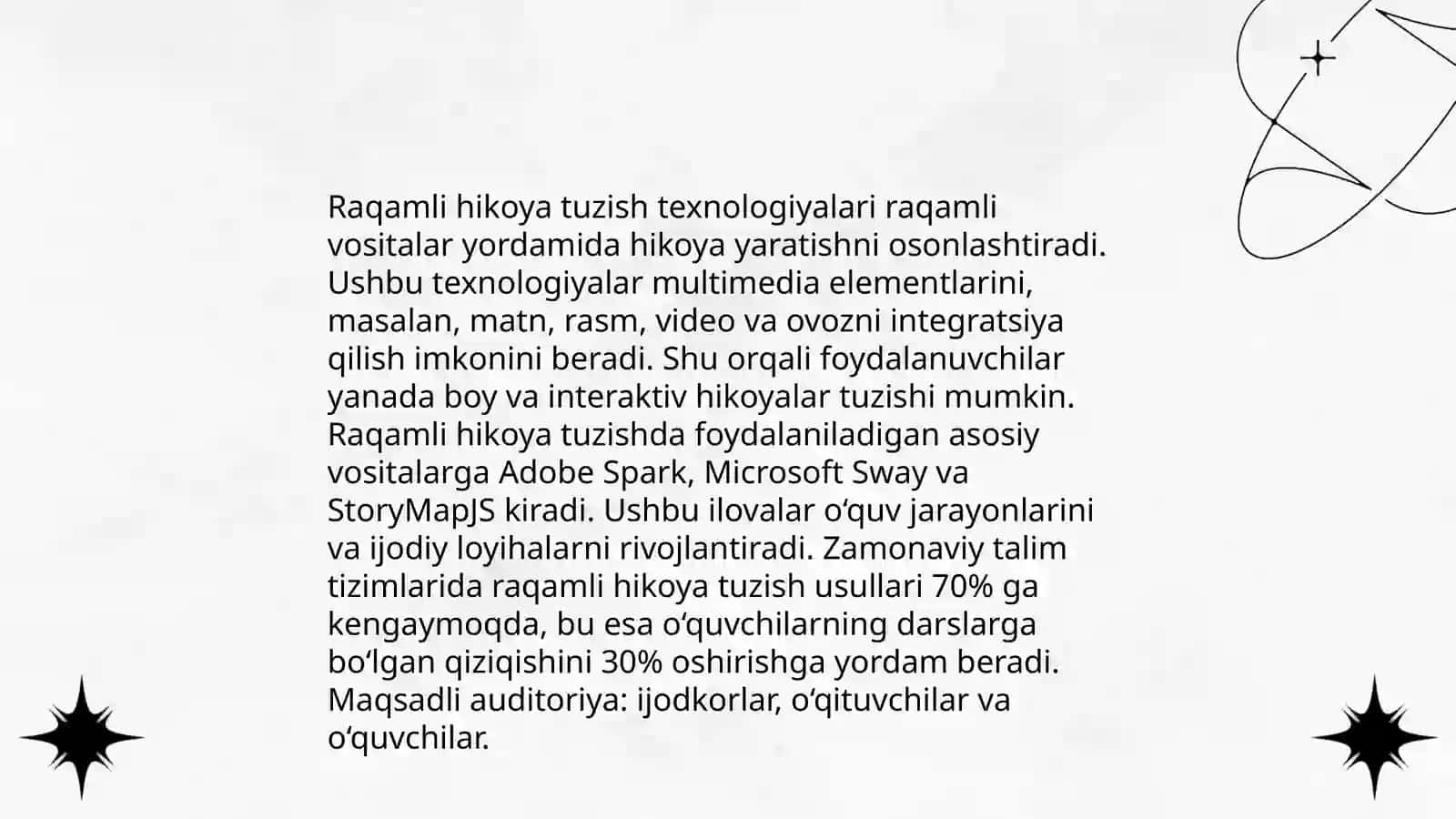 Nutq va Matn mavzularini tushuntirish 4