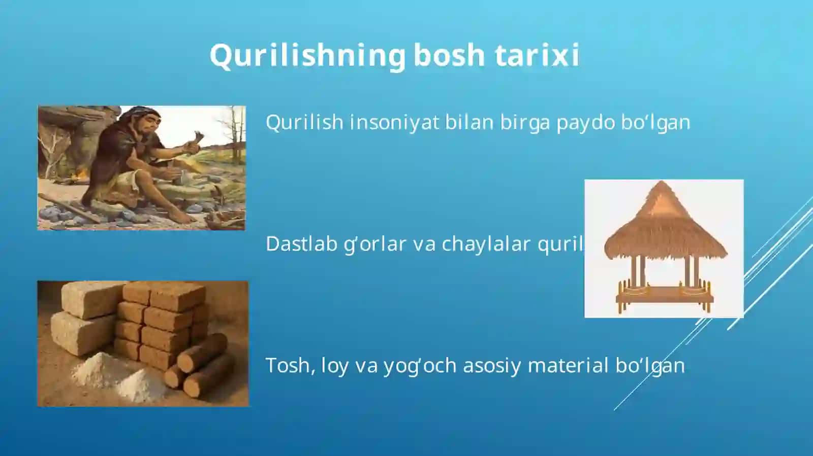 Qurilish bosh tarixi 4